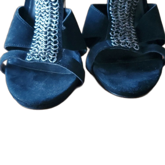 Dolce Vita Sandals Black Suede Gladiator Style Size 10 - Picture 6 of 8